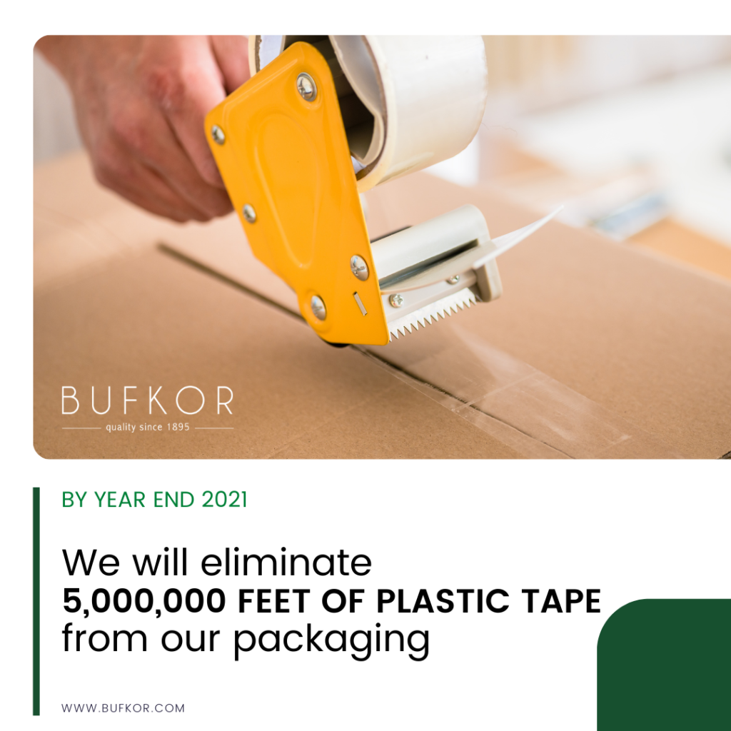 Eliminate plastic tape. Eco-Friendly packaging alternatives