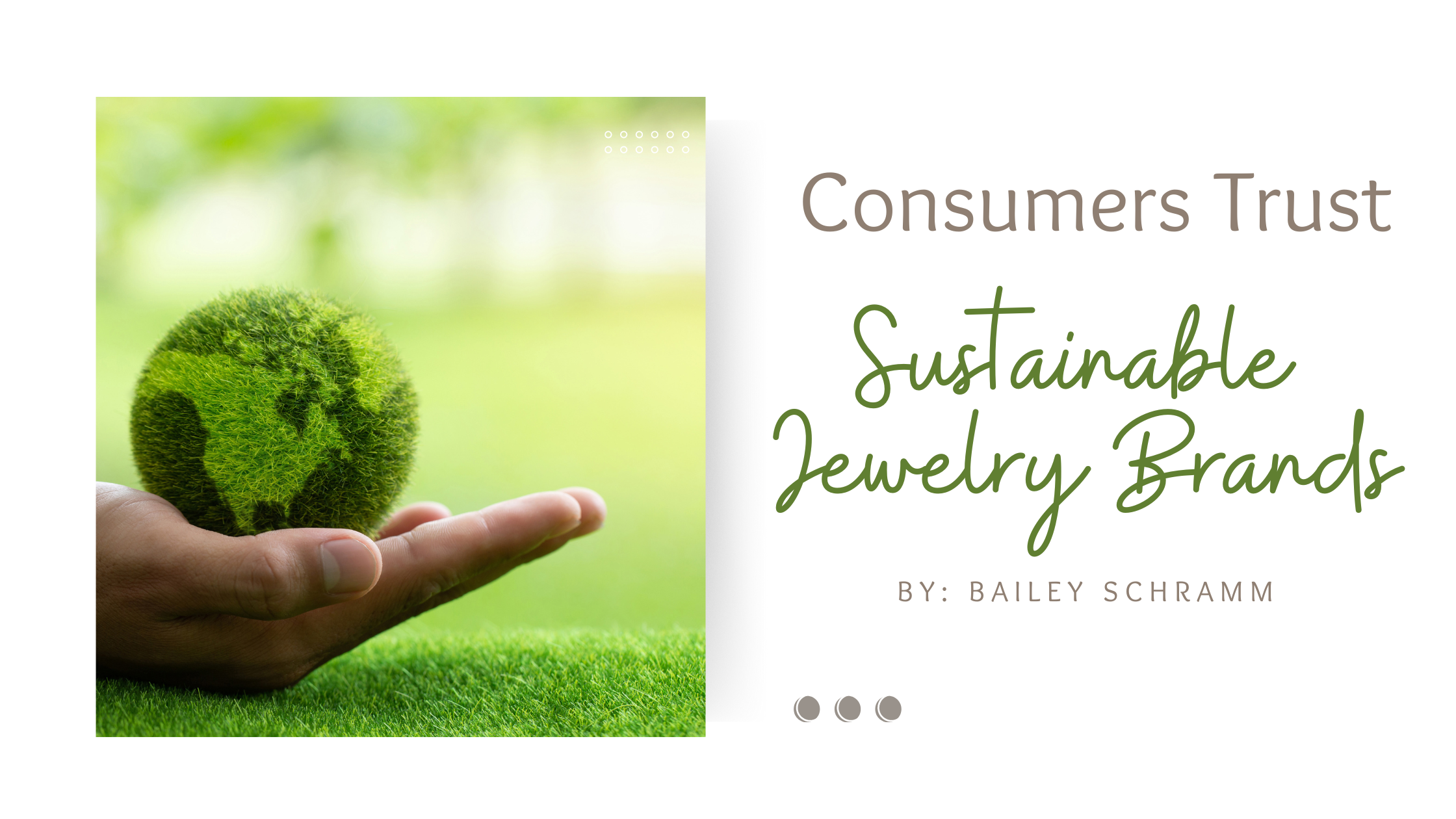Sustainable Jewelry